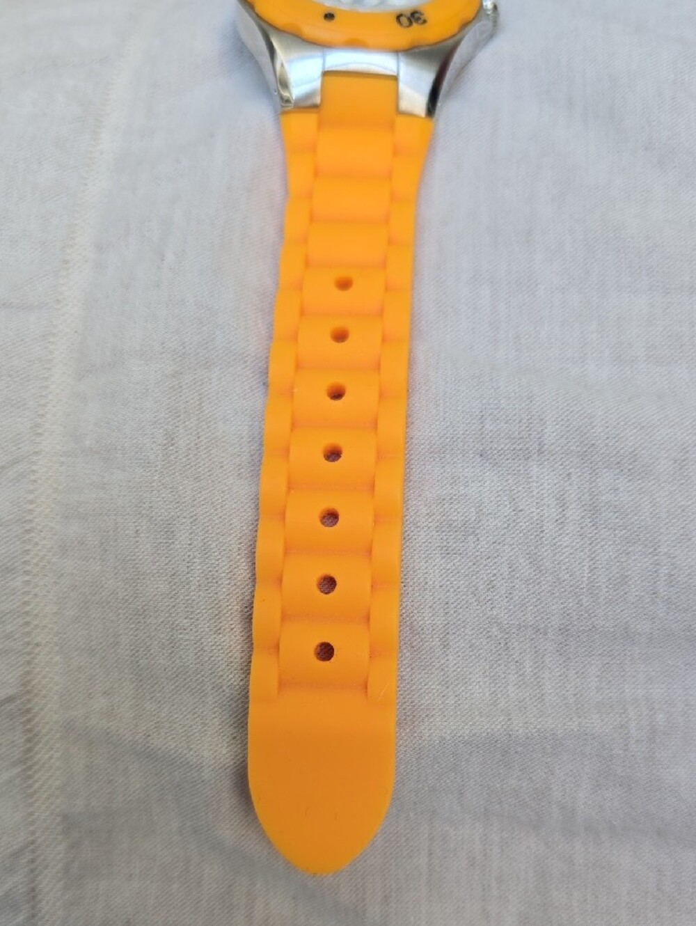 Invicta Ange 38 mm  Orange Siliconeand Silver Sport Watch - Picture 11 of 11